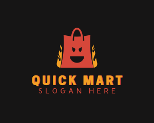 Flame Shopping Bag Mall logo