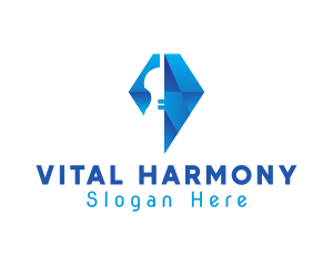 Elegant Violin Diamond logo design