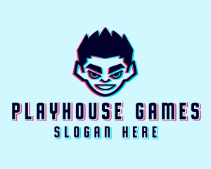 Game Streamer Boy  logo design