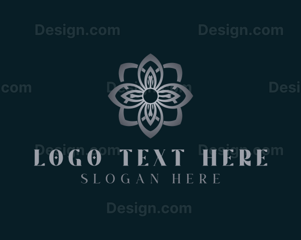 Fashion Floral Jewelry Logo