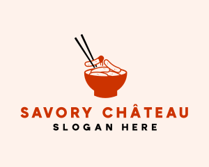 Korean Food Bowl logo design