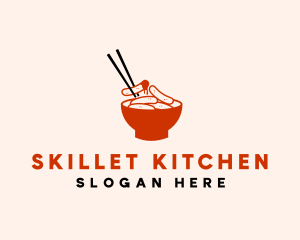 Korean Food Bowl logo design