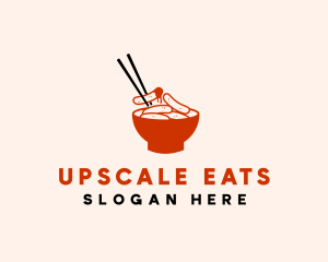 Korean Food Bowl logo design