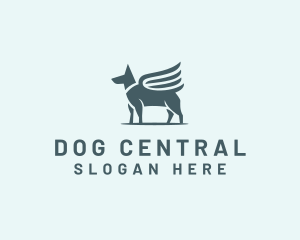 Dog Angel Veterinarian logo design