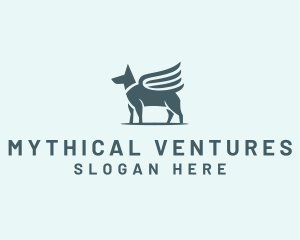 Dog Angel Veterinarian logo design