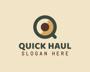 Coffee Beverage Letter Q logo design