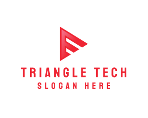 Triangle Arrow  Video Player Button logo