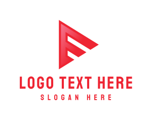 Triangle Arrow  Video Player Button logo