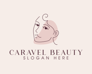 Beauty Woman Face logo design