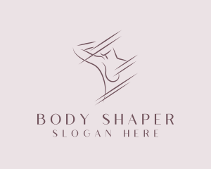 Naked Woman Body logo design