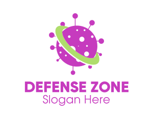 Digital Virus Defense logo design