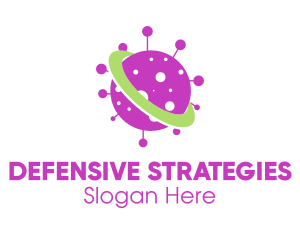 Digital Virus Defense logo design