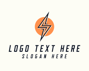 Lightning Bolt Letter S logo