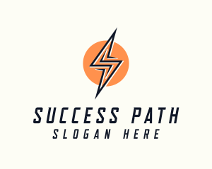 Lightning Bolt Letter S logo design