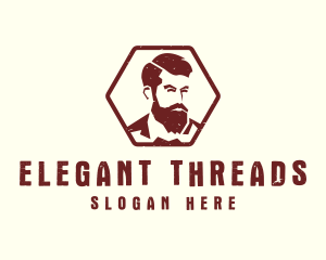 Beard Man Gentleman logo