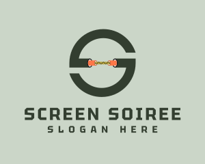 Cable Wire Letter S logo design