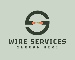 Cable Wire Letter S logo