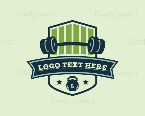 Barbell Gym Workout Logo