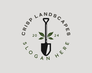 Landscaping Shovel Garden logo