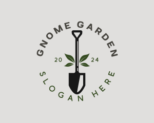 Landscaping Shovel Garden logo design