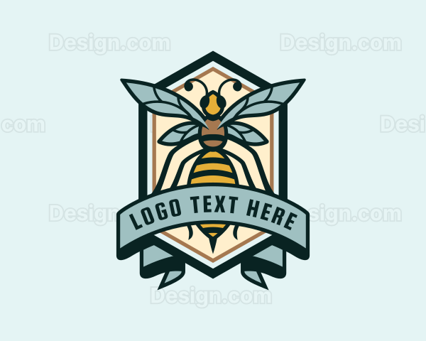 Hornet Bee Insect Logo