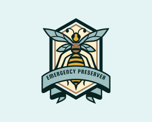 Hornet Bee Insect Logo