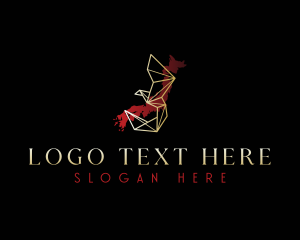 Japanese Origami Bird  logo