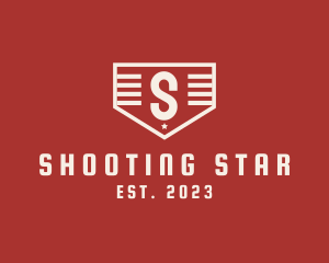 Star Shield Badge logo design