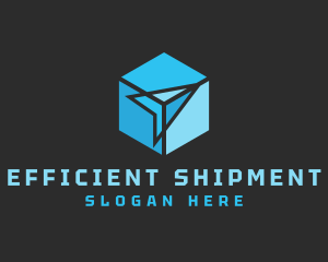 Arrow Cube Logistics logo design