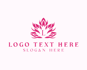 Organic Flower Lotus logo