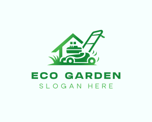 Lawn Mower Landscaping logo