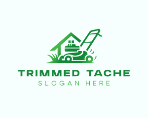 Lawn Mower Landscaping logo design