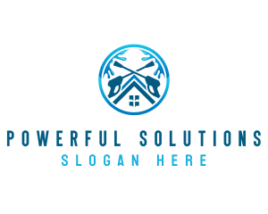 Power Washer Cleaning Tools logo design