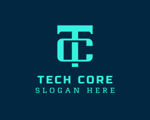 Cyber Telecom Software logo design