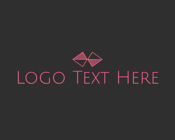 Geometric Ribbon Bowtie  logo