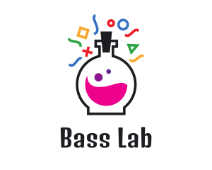 Test Tube Lab Gaming  logo design