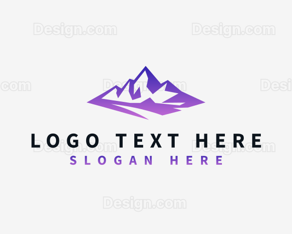 Mountain Peak Nature Logo