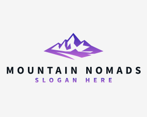 Mountain Peak Nature  logo design