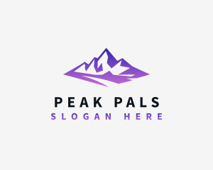 Mountain Peak Nature  logo design