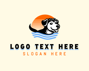 Puppy Dog Swimmer  logo