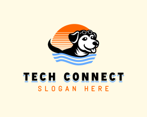 Puppy Dog Swimmer  logo