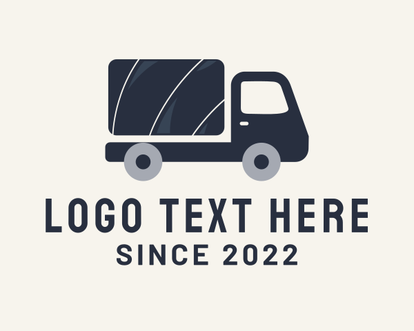 Logistics Delivery Truck logo