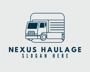 Automotive Cargo Truck logo design