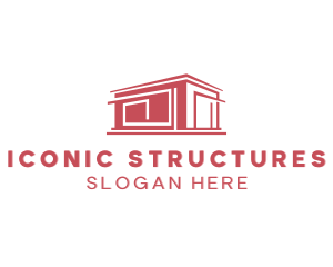 Warehouse Structure Facility logo design