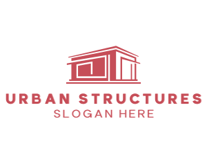 Warehouse Structure Facility logo design