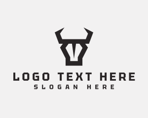 Horn - Bull Horn Bison logo design