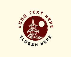 Pagoda Tower Structure logo