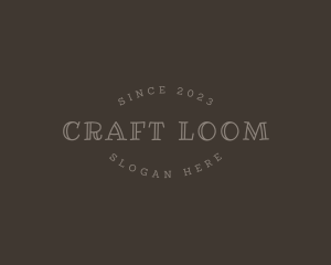 Simple Craft Business logo design