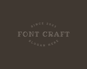 Simple Craft Business logo design