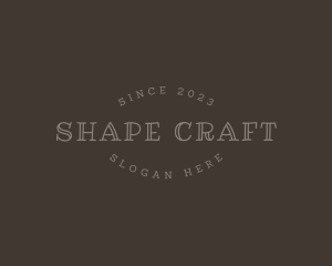 Simple Craft Business logo design